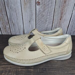 SAS Willow Tripad Comfort Hook & Loop Walking Shoes Women's Sz 12 M Beige